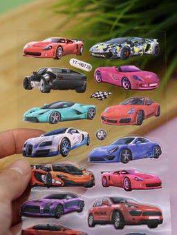 Наклейки объемные "Car" (9*22,5 см)