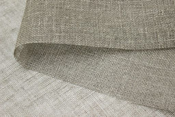 Лен декоративный Сетка цв.натуральный, ш.1.45м, лен-100%, 120гр/м.кв - Купава фото 4
