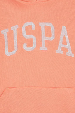 Базовый свитшот Salmon для девочек Неожиданная скидка в корзине - U.s. polo assn фото 3