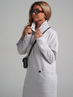 978 Платье "Меланж/серый"