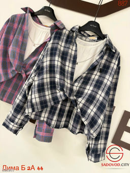 Рубашка женская с топиком