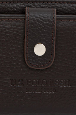 Мужской коричневый кошелек - U.s. polo assn фото 7