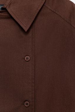 ZW COLLECTION OVERSIZE PLEATED SHIRT