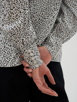 Блузка с принтом - Tantino фото 11