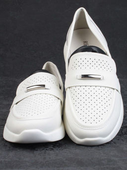 03-PDL 205-5 LT. BEIGE Полуботинки женские (натуральная кожа) - Фабричный китай фото 10