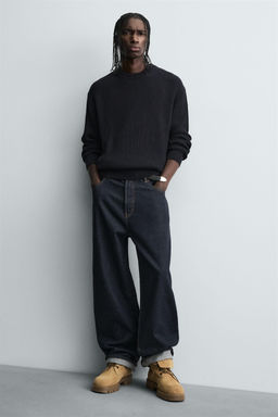 LEATHER CHUNKY BOOTS - Zara фото 3