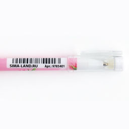 Цена за 10 шт. Ручка шариковая синяя паста 0.5 мм с колпачком «Ты прекрасна!» пластик