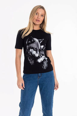 Футболка М325225Па черный - Елена фото 2