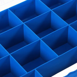 Коробка для рыболовных мелочей К-07, пластмасса, 26.5 х 19.5 х 5 см, синяя - Simaland фото 3