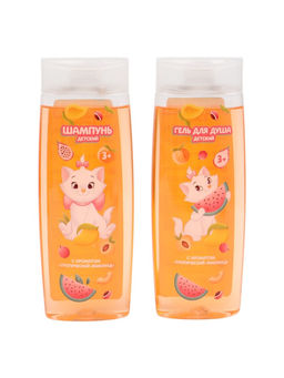 Подарочный набор: гель для душа 250 мл, шампунь 250 мл, Кошечка Мари