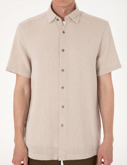 Bej Comfort Fit K_sa Kollu G_mlek - Pierre cardin фото 6