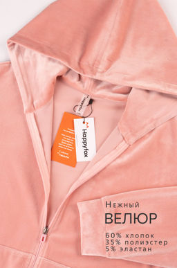 Велюровый костюм для девочки Happyfox