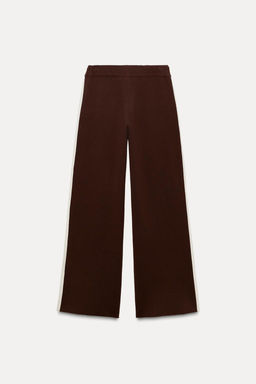 KNIT TROUSERS WITH SIDE STRIPES - Zara фото 4