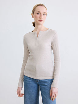 Bisiklet Yaka Fitilli Kad?n Body