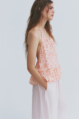 Top halter con volante - H&m фото 7