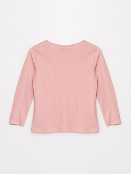 Bisiklet Yaka K?z ?ocuk Ti??rt - Waikiki фото 2