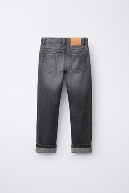 JEANS STRAIGHT / Gris medio - Zara фото 3