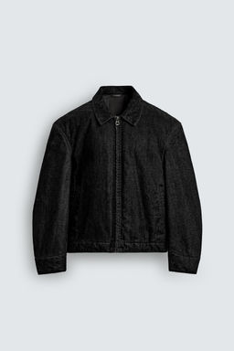 RELAXED FIT VELOUR JACKET - Zara фото 5