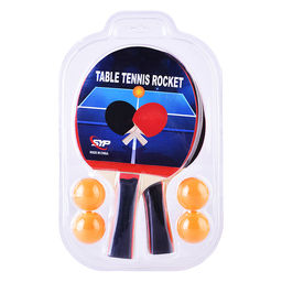 Набор для настольного тенниса (2 ракетки, 4 мяча) на блистере