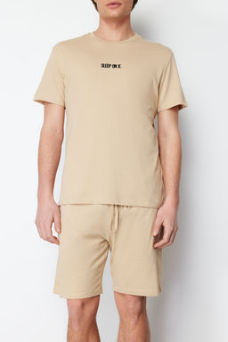 TRENDYOL MAN Siyah Regular Fit Orme Sortlu Pijama Tak?m? TMNSS23PT00038 - Trendyolmilla фото 22