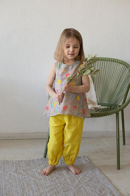 Л 21-7 бриджи для девочки "ELF" желтый