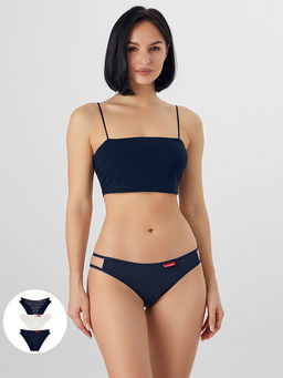 Трусы слипы женские в наборе, 3 шт