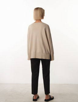 Conso/KPL 230712 - light beige Пуловер женский  фото 3