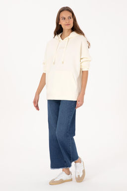 Kad_n Krem Sweatshirt - U.s. polo assn фото 4