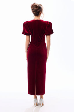 Платье Golden Valley 44257 бордовый фото 3