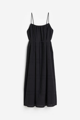 Vestido de algod?n con bordado ingl?s