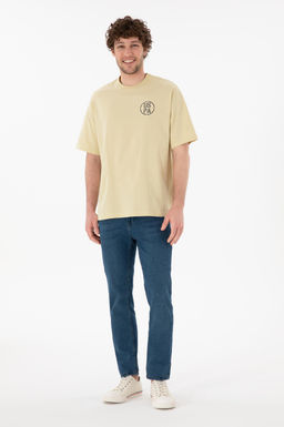 Erkek Oversize Fit Bisiklet Yaka A__k Haki Ti__rt Sepette S_rpriz _ndirim - U.s. polo assn фото 5