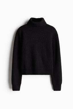 Rib-knit polo-neck jumper - H&m фото 7