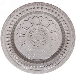 Цена за 3 шт. Поднос металлический "Цветок" 26см