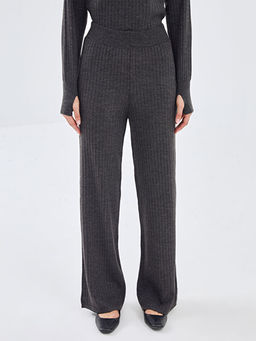 Beli Lastikli Dokulu Kad?n Triko Pantolon