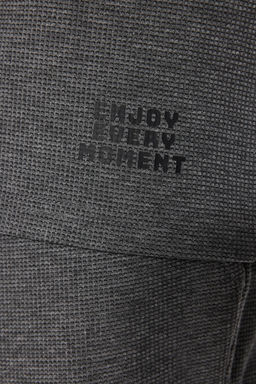 TRENDYOL MAN Mavi Regular Fit Waffle Sortlu Pijama Tak?m? TMNSS23PT00032 - Trendyolmilla фото 28