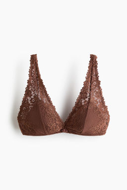 Sujetador acolchado suave de encaje