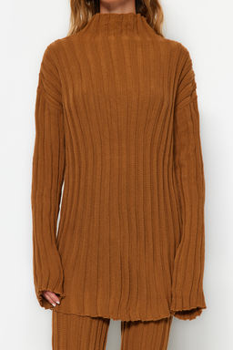 Antrasit Fitilli Pantolon Y?rtmac Detayl? Triko Alt-Ust Tak?m TWOAW24AU00013 - Trendyolmilla фото 11