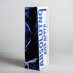 Цена за 2 шт. Пакет подарочный под бутылку, упаковка, Абсолютно, 36?13?10 см