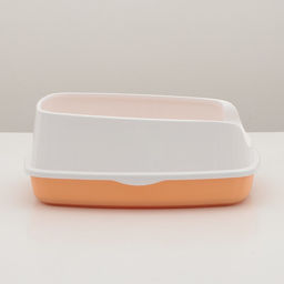 Туалет Айша S с высоким бортом и сеткой, 45 х 35 х 18,5 см, бежевый - Simaland фото 3