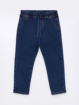 Beli Lastikli Erkek Bebek Jean Pantolon