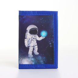 Кошелёк детский на липучке «Выбражулька», синий