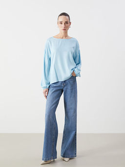 Bisiklet Yaka Kad?n Bluz