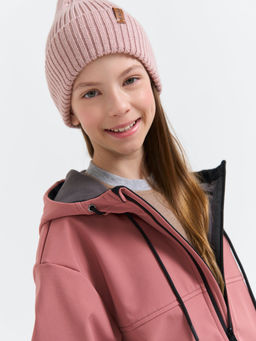 Куртка Softshell демисезонная Пепельная роза 7+ - Bungly фото 2