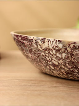 Миска, 20×15×6.5 см, бамбук