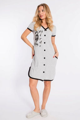 Халат Анжела М31415м Меланж - Елена фото 10