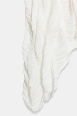 TOP CAPA TEXTURA / Blanco - Zara фото 8