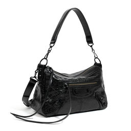 Женская сумка, кожа, MIRONPAN 521206 Черный