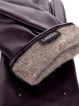 Перчатки жен п/ш LB-0207 plum - Labbra фото 4