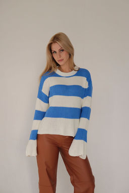 10413 Джемпер бело-голубой - Martichelli фото 20