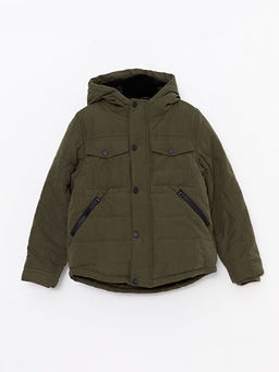 Kap??onlu Basic Erkek ?ocuk Mont